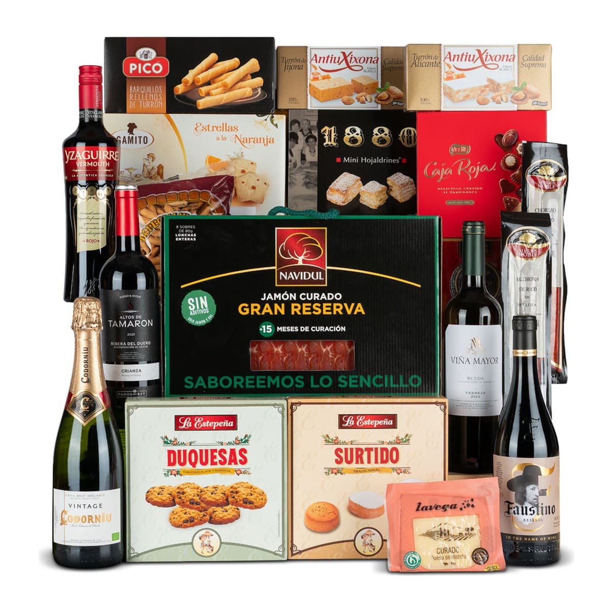 Lote de Navidad Santiago 19 | jamón y 18 productos - imagen 1