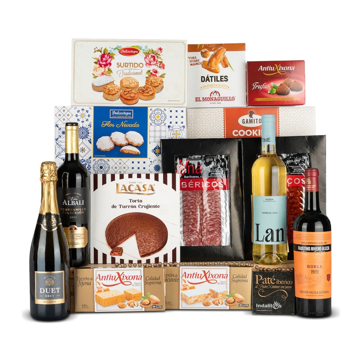 Lote de Navidad Málaga 5 | ibéricos, vinos y 15 productos - imagen 1