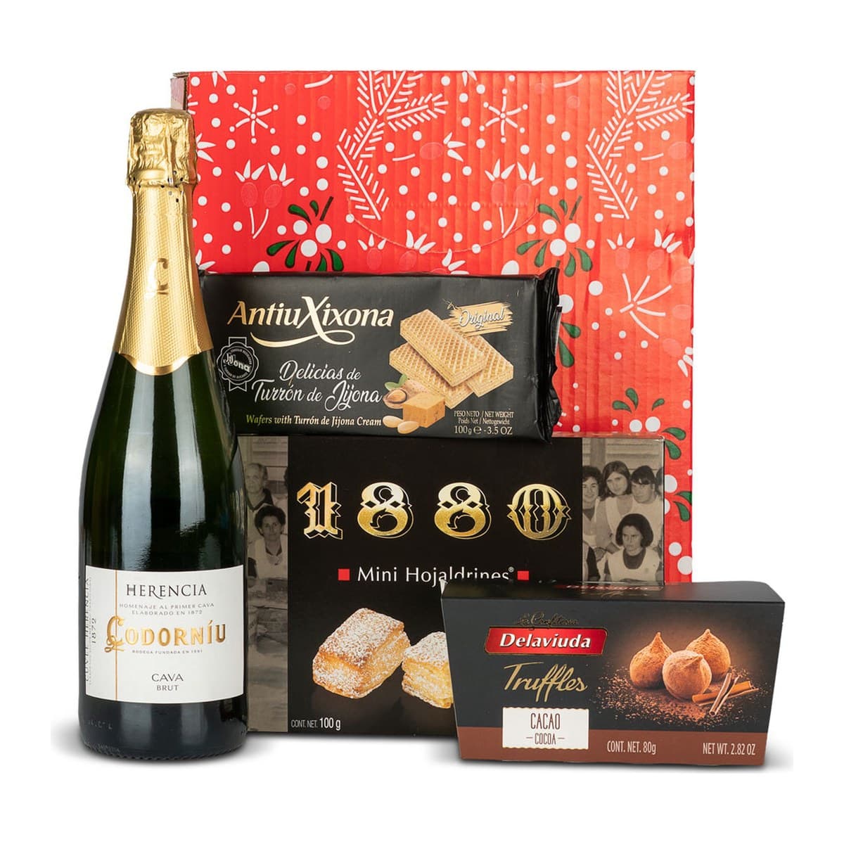 Baúl de Navidad Burgos 572 | cava, turrones y 5 productos - imagen 1