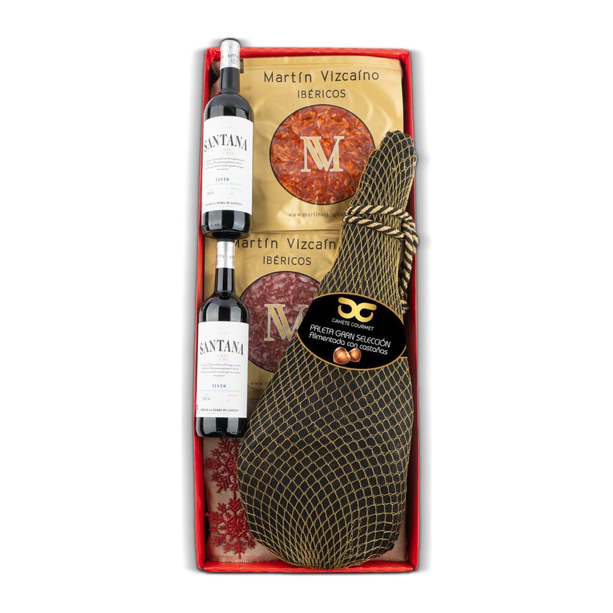Jamonera de Navidad Zamora 654 | paleta y ibéricos - imagen 1
