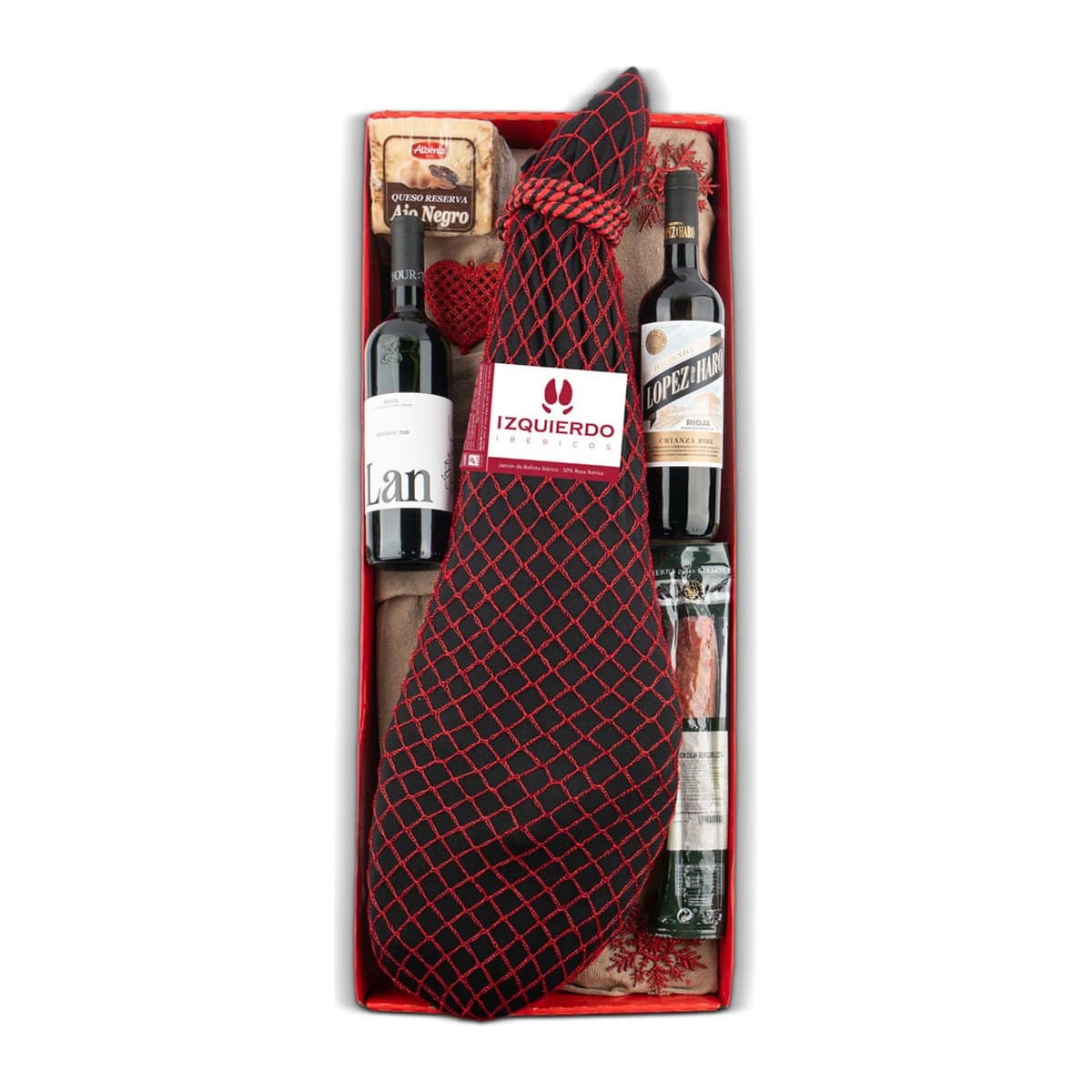 Jamonera de Navidad Burgos 664 | jamón ibérico y ibéricos - imagen 1