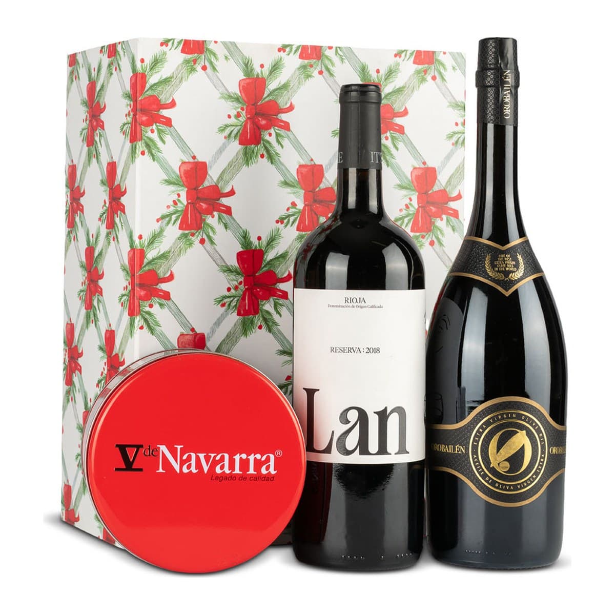 Lote de Navidad Torremolinos 75 | queso y vinos de Rioja - imagen 1