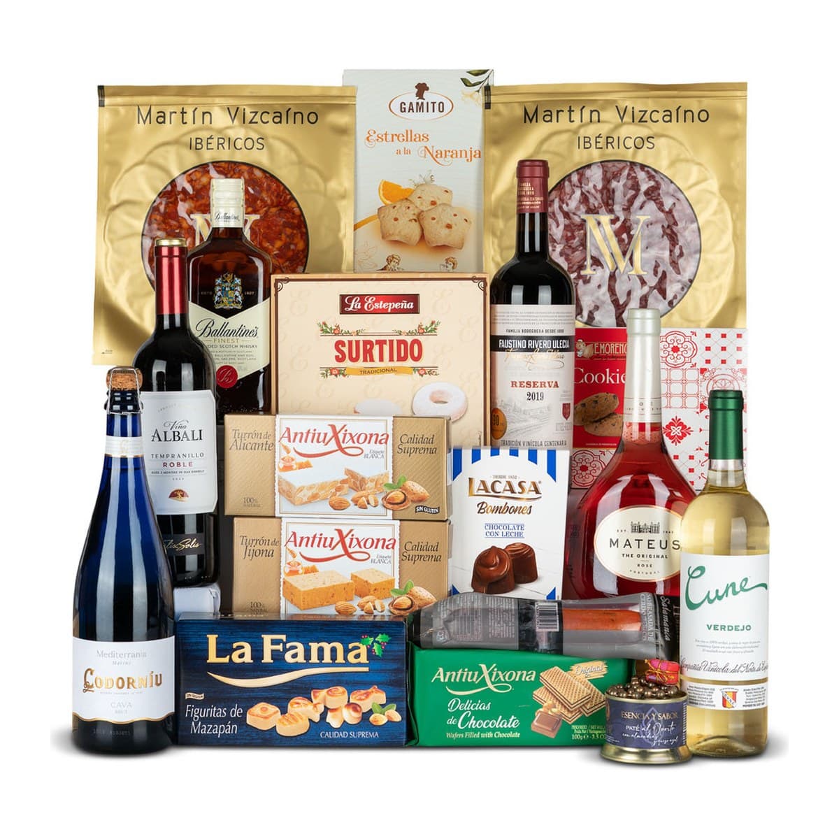 Lote de Navidad Vigo 13 | ibéricos, queso y 18 productos - imagen 1