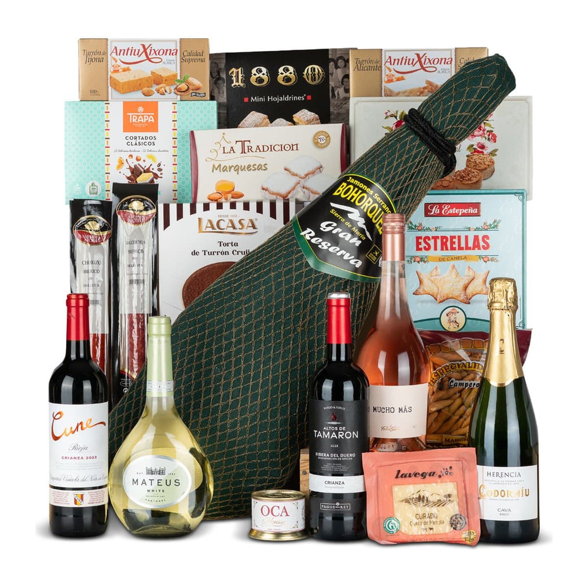Lote de Navidad Zamora 23 | jamón, ibéricos y 19 productos - imagen 1