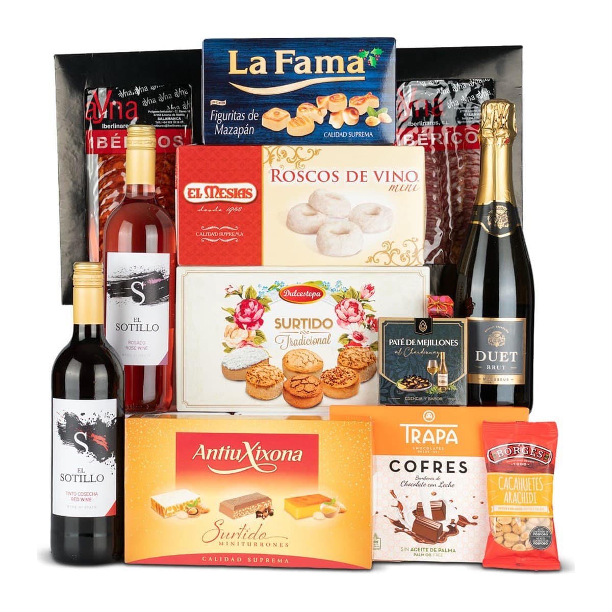 Lote de Navidad Sevilla 3 | ibéricos, vinos y 12 productos - imagen 1
