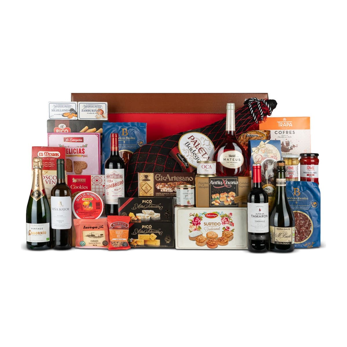Baúl de Navidad Teruel 38 | ibéricos, queso y 32 productos - imagen 1