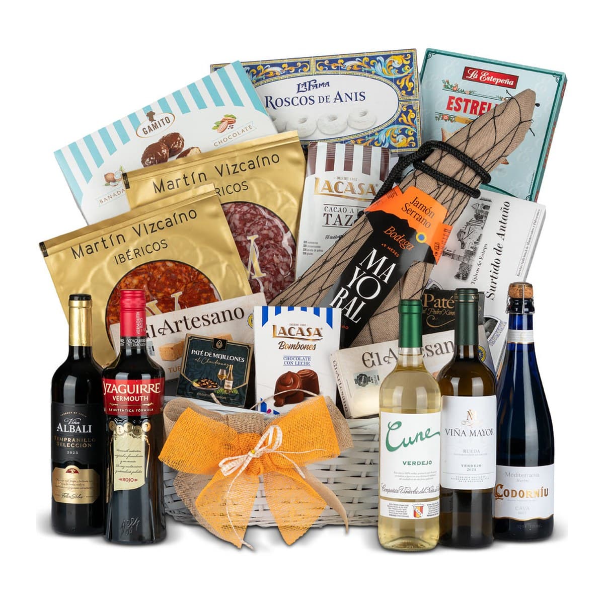 Cesta de Navidad Cuenca 39 | ibéricos, cava y 20 productos - imagen 1