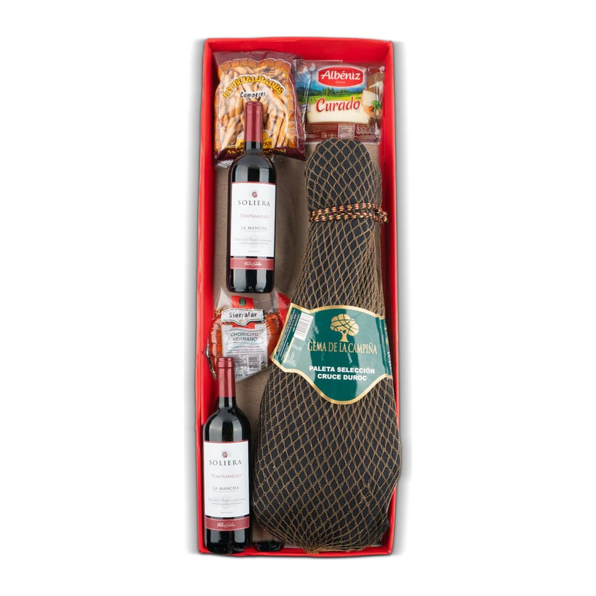 Jamonera de Navidad Murcia 52 | paleta y 5 productos - imagen 1