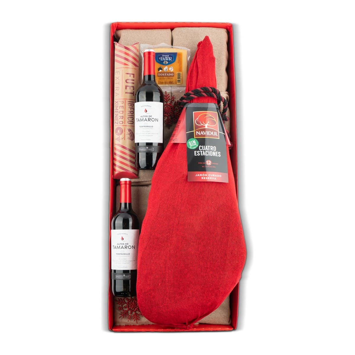 Jamonera de Navidad Bilbao 55 | jamón y queso - imagen 1
