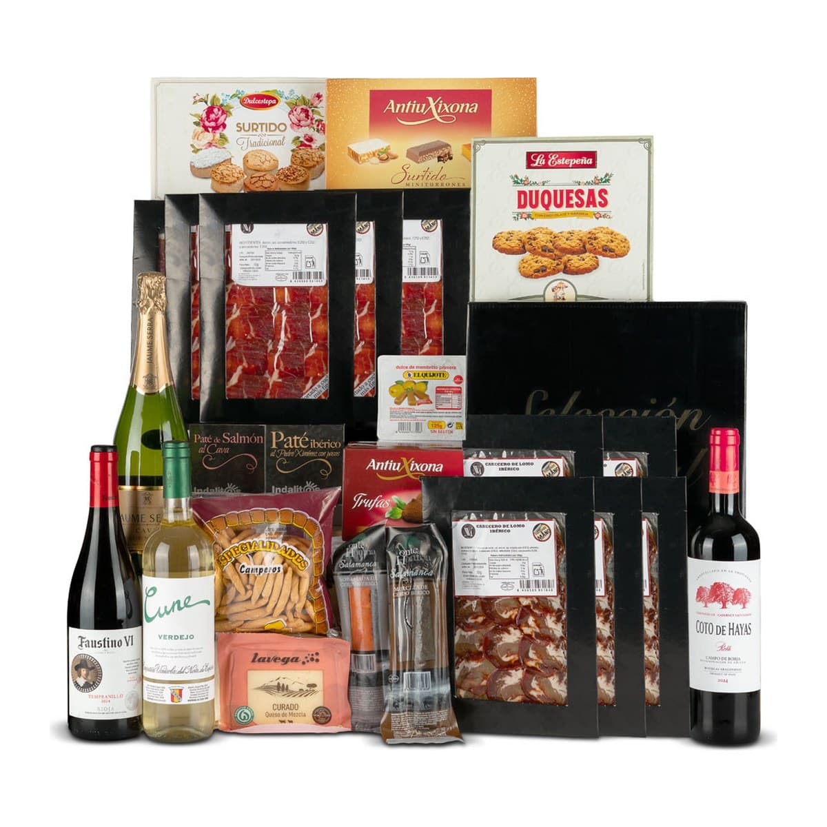 Lote de Navidad Vigo 611 | queso, cava y 17 productos - imagen 1