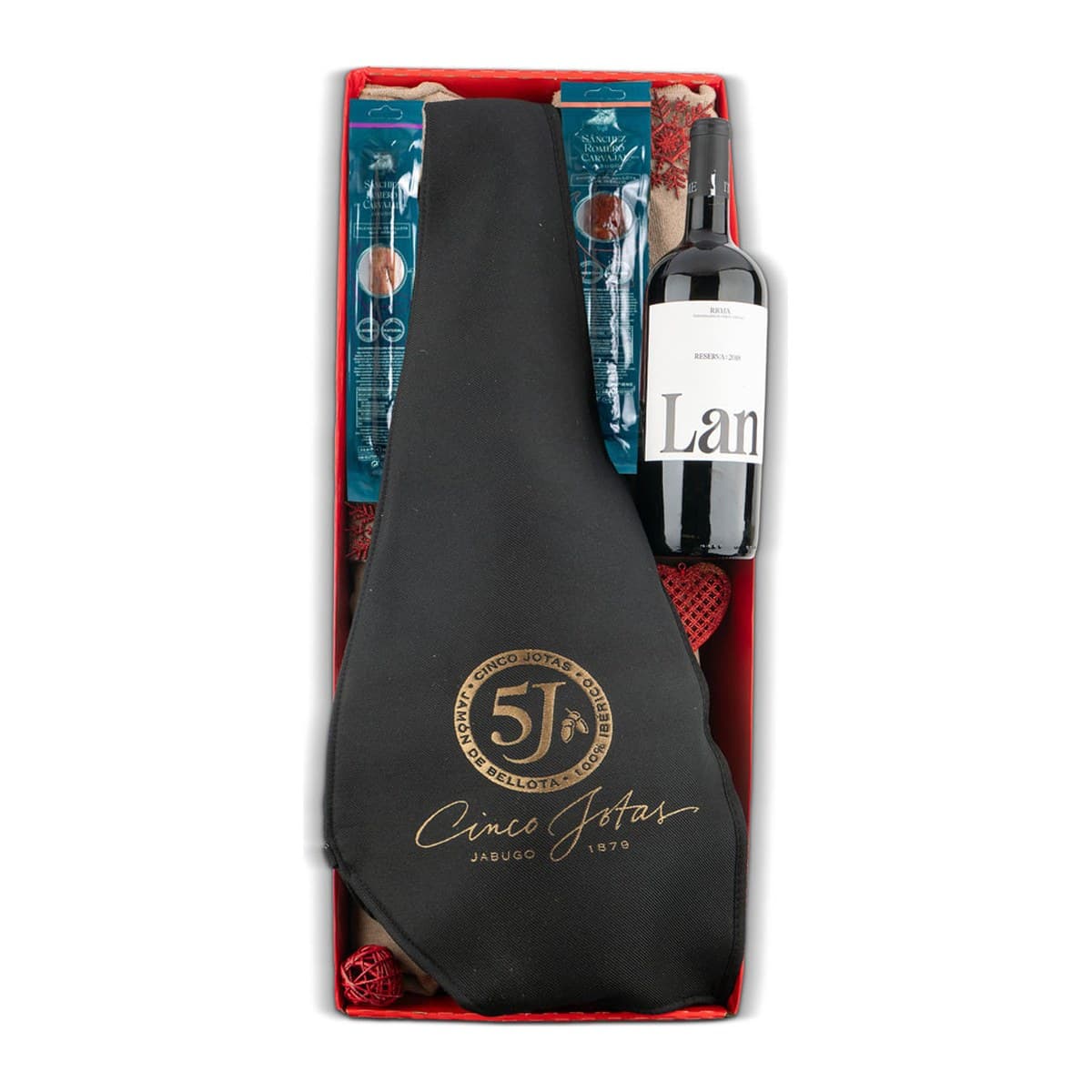 Jamonera de Navidad Santiago 65 | jamón ibérico de bellota - imagen 1