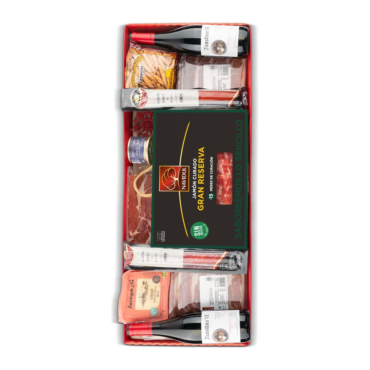 Jamonera de Navidad Valladolid 656 | jamón y 6 productos - imagen 1